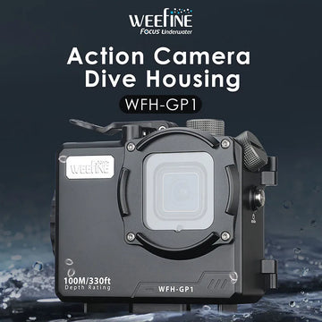 Weefine WFH-GP1 Action Camera Dive Housing GoPro DJI Waterproof Case  Scuba Diving Freediving Underwater Videography
